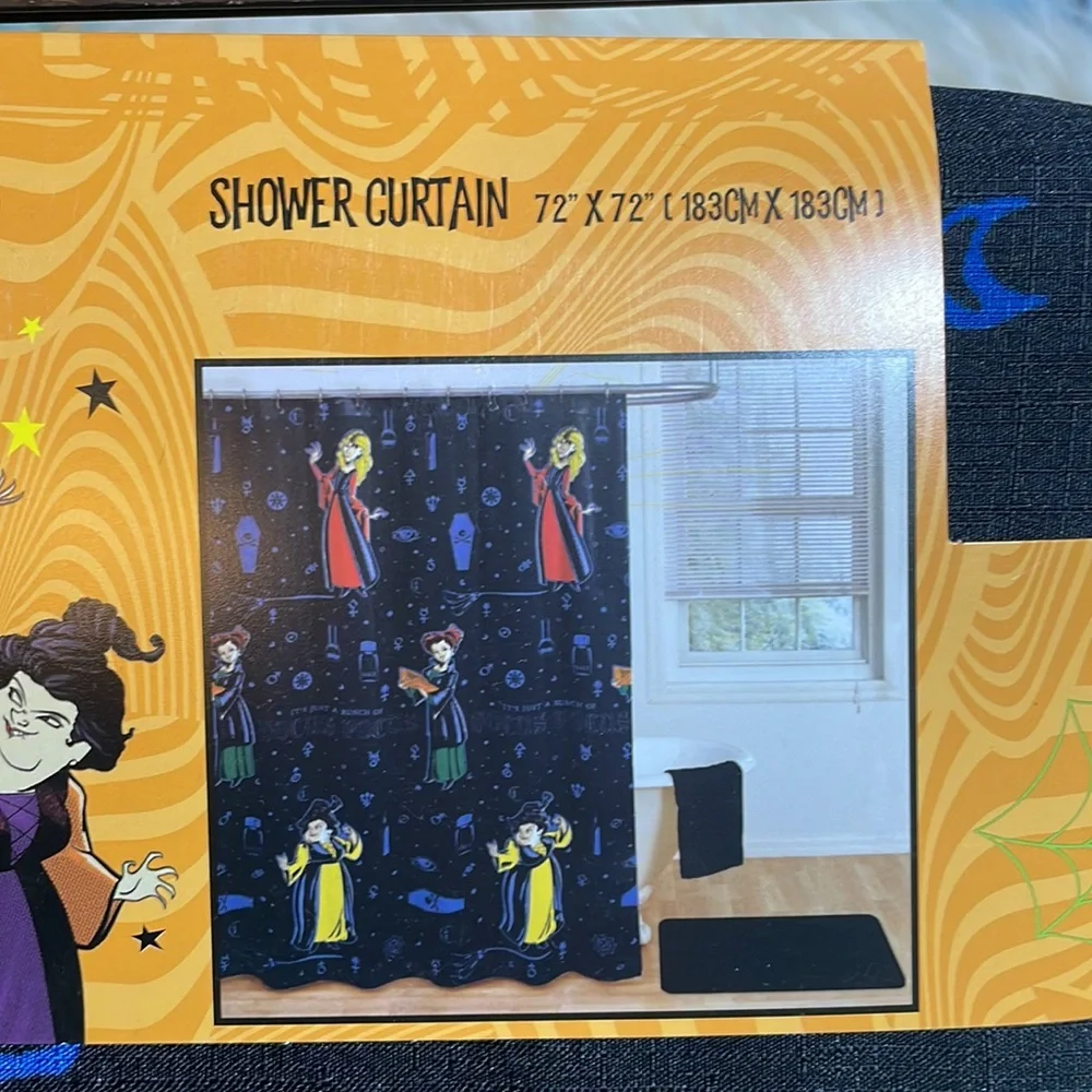 Disney Hocus Pocus Shower Curtain